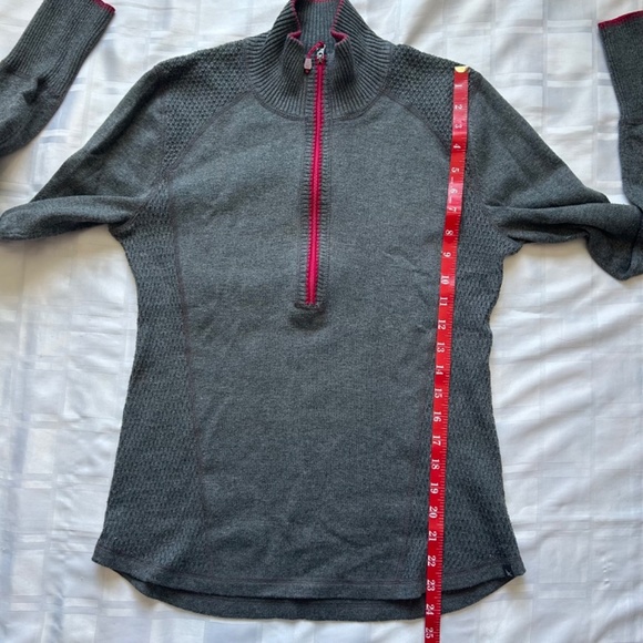 Eddie Bauer Quarter Zip Grey Lightweight Top - Picture 8 of 13